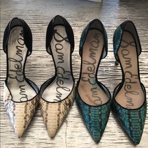 Sam Edelman size 6 heels bundle of 2